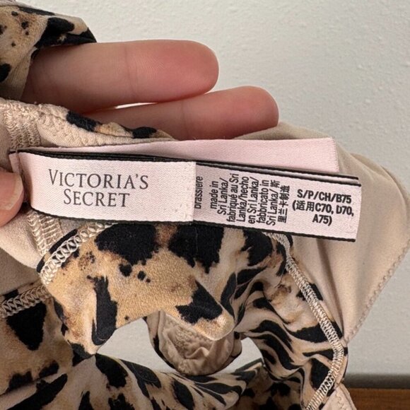 Victoria's Secret Soft Lined Wireless Cheetah Print Bralette Size: Small - Picture 6 of 7